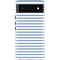 Blue and White Stripes Pixel Cases